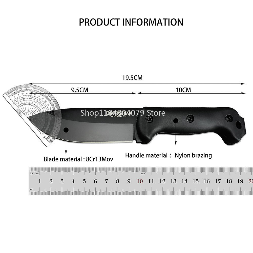 耐久性に優れた固定式ナイフ - BK2 ナイロン繊維ハンドル - Edc Carry Kit のレビューと価格