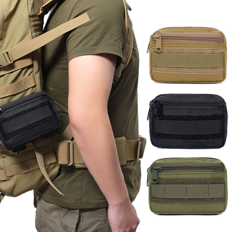 二重層 EDC パック男性戦術モールウエストベルトオックスフ - Edc Carry Fanny Pack のレビューと価格
